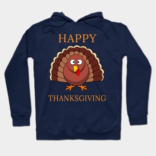 Happy Thanksgiving Day Funny Cartoon Turkey Gift Hoodie